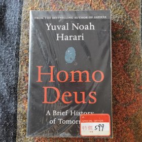 Homo Deus：A Brief History of Tomorrow（个人珍藏稀缺版本，全新正版朔封未拆封）