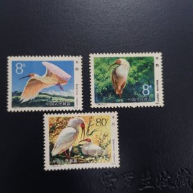W1984年邮票T94朱鹮一套3枚全
