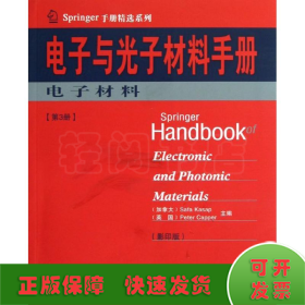 Springer手册精选系列·电子与光子材料手册（第3册）：电子材料（影印版）