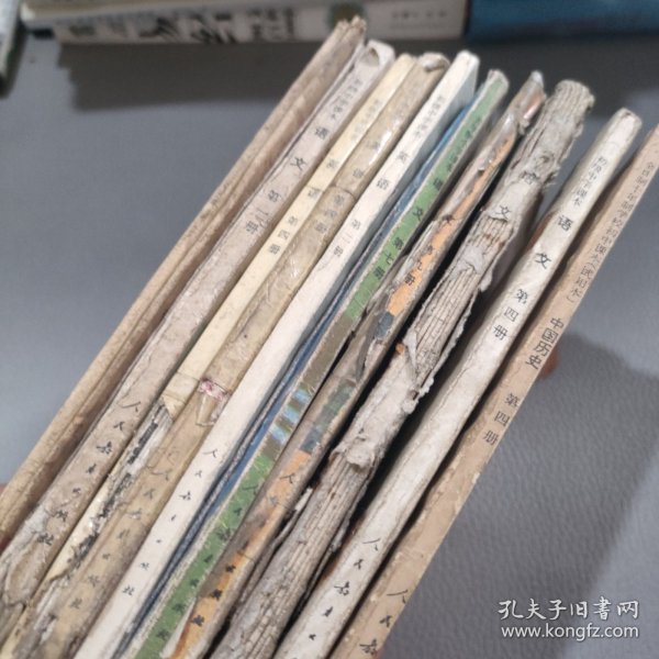 五年制小学课本语文+初级中学课本英语+小学课本政治/中国历史【11本合售】