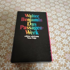 Walter Benjamin Das Passagen-Werk 2册全 本雅明《拱廊街计划》