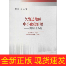 欠發(fā)達地區(qū)中小企業(yè)治理
