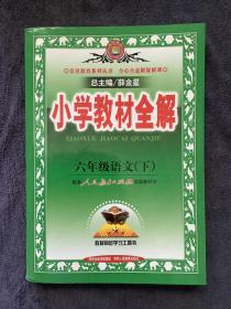 小学教材全解：6年级语文（下）（人教课标版）