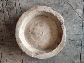 古砚陶砚，自己做的
材质，宋耀州窑青瓷碗底