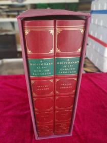 A DICTIONARY of the ENGLISH LANGUAGE Samuel Johnson dictionary 约翰逊英语词典