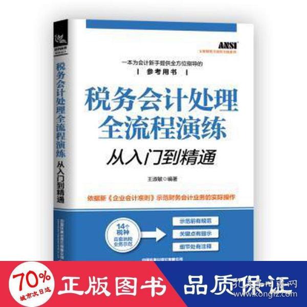 税务会计处理全流程演练从入门到精通