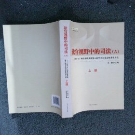 法官视野中的司法 六 上册