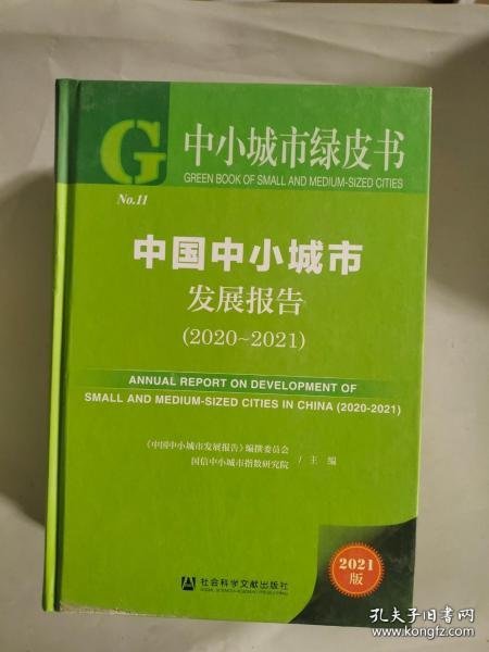 中小城市绿皮书：中国中小城市发展报告（2020-2021）