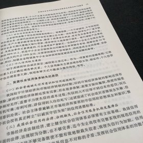 刑事法治视域下社会信用问题研究