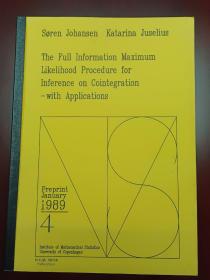 英文文献 The Full Information Maximum Likelihood Procedure for Inference on Cointegration-with Applications