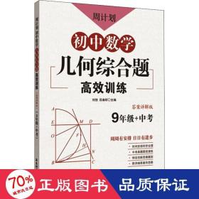 周计划：初中数学几何综合题高效训练（9年级+中考）