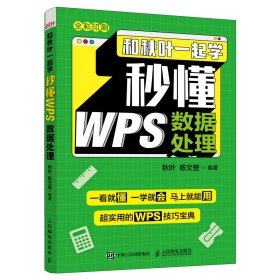 和秋叶一起学 秒懂WPS数据处理