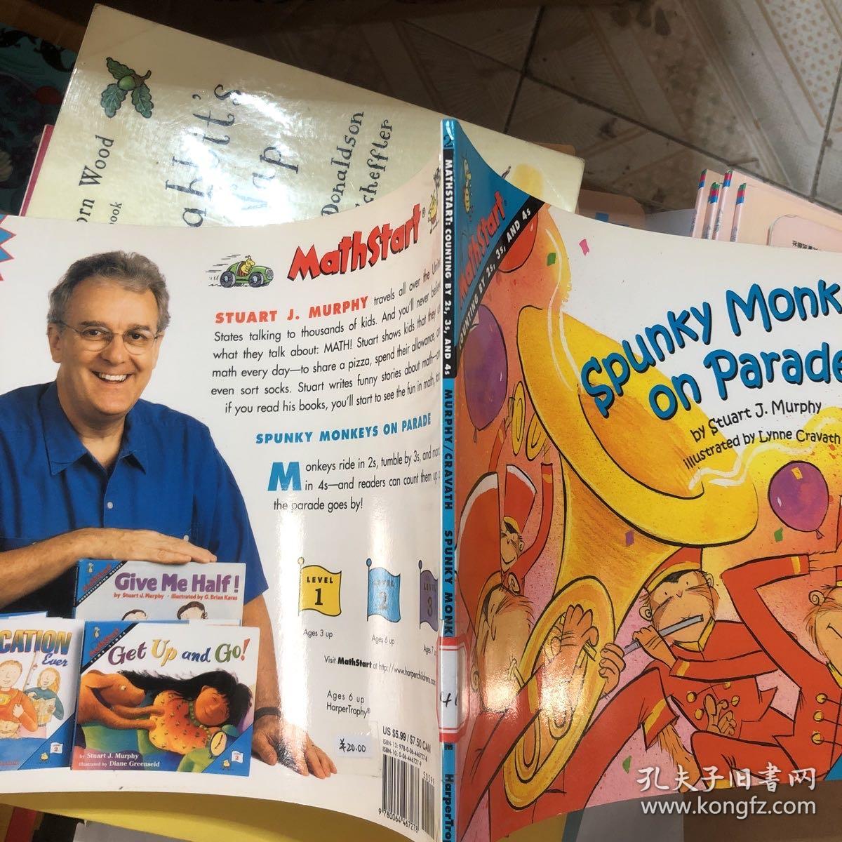 游行中神气的猴子Spunky Monkeys on Parade英文原版儿童绘本