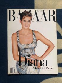harpers bazaar 时尚 芭莎 1997 november 黛安娜 王妃 纪念特辑 几乎全新 不缺页 包邮
