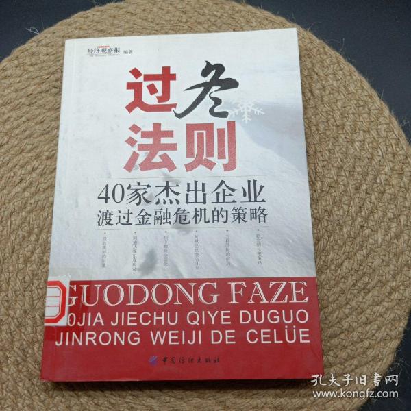 过冬法则：40家杰出企业渡过金融危机的策略