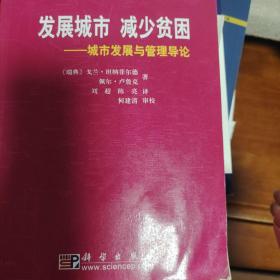 发展城市 减少贫困：城市发展与管理导论