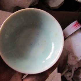 豆青釉老小碟0