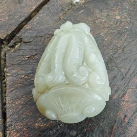 和田玉福禄寿挂件