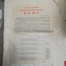 西安京华专修学院陕西师范大学计算机科学学院招生简章，2001年