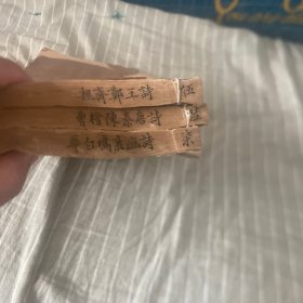 钦定诗经传说汇纂卷五~卷十  3册