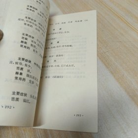 常见病验方选编【内科，儿科病部分】