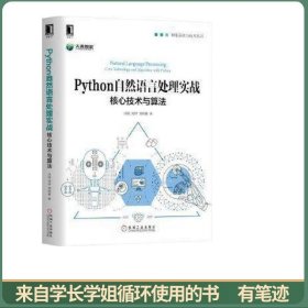 Python自然语言处理实战：核心技术与算法