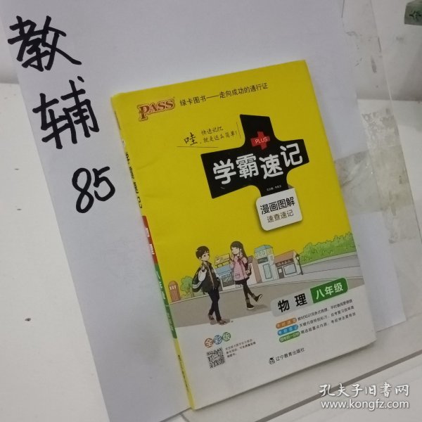 2017版 绿卡图书 学霸速记漫画图解：物理（八年级 通用版 全彩版）