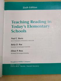 TEACHING READING IN TODAY'S ELEMENTARY SCHOOLS
