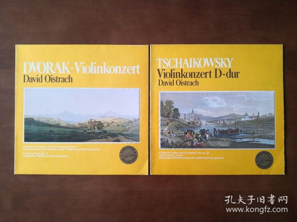 德沃夏克、柴可夫斯基：小提琴协奏曲 黑胶LP唱片双张 包邮