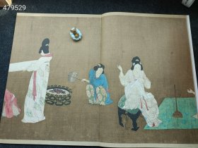 库存18本）中国画手卷临摹单本②《捣练图-唐-张萱》9787548040194）25元 6号狗院