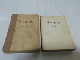 海上述林‘上下卷全二册’（多插图，瞿秋白 译 鲁迅编。三联书店1950年再版7千部）2024.6.1日上