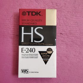 TDK录像带 HS E-240 全新未拆封 【428号】