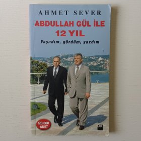 土耳其语原版书 Abdullah Gul Ile 12 Yil - Turkish Edition by Ahmet Sever