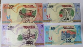 马达加斯加〈面值：100，200，500，1000阿里亚，塑钞