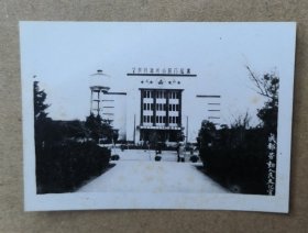 50年代黑白老照片一张 成都劳动人民文化宫