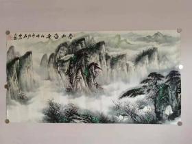 林榕国画山水作品