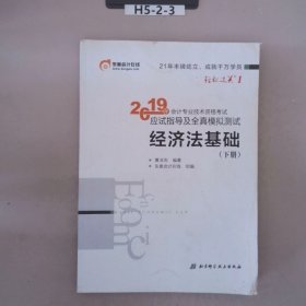 会计专业技术资格考试应试指导及全真模拟测试 经济法基础 2019(2册) 