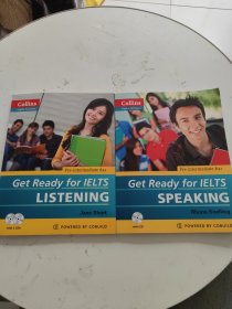 Collins Get Ready for IELTS Listening +Get Ready for Ielts Speaking 2册合售，附3盘，书内有笔记！！