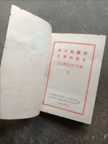 伟大的旗手无畏的战士