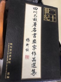 二十世纪四川已故著名书画家作品选集（全新带函套未阅，原先的衬纸都还在，原汁原味原装，1999年印刷原价325元）