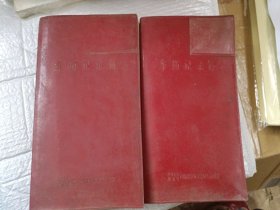 《毛泽东选集》第五卷 两本 外面的红色塑料皮儿是后来装上的