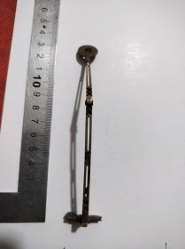 清代铜眼镜腿单件