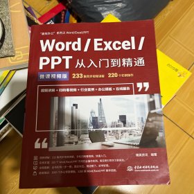 Word/Excel/PPT从入门到精通（微课视频版）