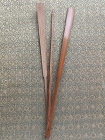 民国 素 扇骨 （内有小股13根有一根坏了，韭菜边） 具体品相如图 尺寸32x排口2cm 包老保真