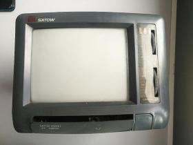 收藏品  怀旧  SATOW-628  电视机   6英寸电视机  不知道能不能开机  实物照片品相如图