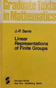 Linear representations of finite groups 数学家Harriet  Pollatsek题签