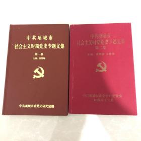 中共项城市社会主义时期党史专题文集 第一卷/第二卷  
2本合售