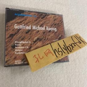 Gottfried Michael Koenig，ACOUSMATRIX  1/2，双CD