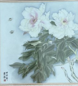 景德镇高级工艺美术大师邹丽华瓷板画：。北京自提