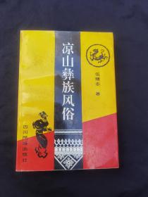 彝族书籍《凉山彝族风俗》彝文书